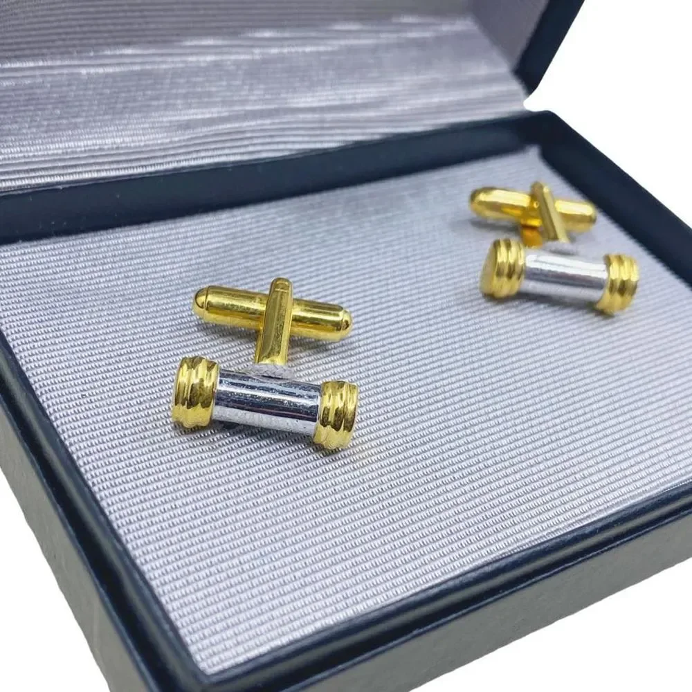 Vintage Gold & Silver Tone Cufflinks
